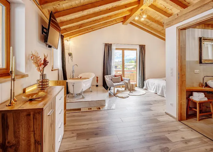 Landhaus Trinis - Gaestezimmer - Bad - Bett - Kleine Kaffee - Tee-Theke Mit Kuehlschrank - Parkplatz
